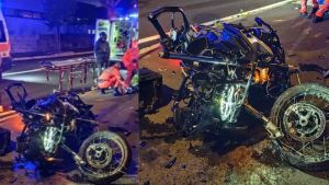 Incidente nella notte a Trieste: motociclista si schianta all’uscita della galleria di Montebello, è gravissimo