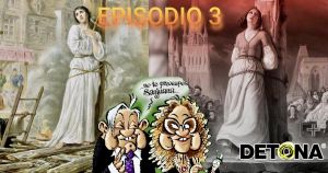 Sanjuana de Arco Martínez arde en la hoguera que ella misma prende. Episodio 3