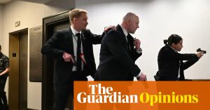 The Guardian view on Trump and the Washington shooting: political violence and gun culture endanger all