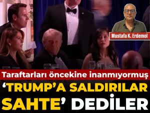 Taraftarları öncekine inanmıyormuş: “Trump’a saldırılar sahte” dediler