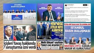 Gazeteciler, İçişleri’nde dekor olmuş