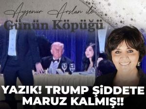 Yazık! Trump şiddete maruz kalmış!!