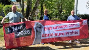 Konstanzer gehen am 1. Mai auf die Straße – unter dem Motto „Erst unsere Jobs, dann eure Profite“