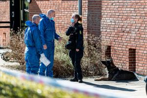 Politi til stede på adresse i Lyngby