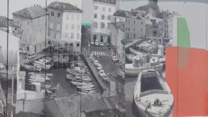 Inaugurato il murale racconta la storia di Muggia
