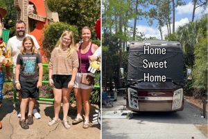 Family of 4 ‘sold everything’ to live in an RV at Disney World over 200 days out of the year