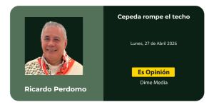 Cepeda rompe el techo