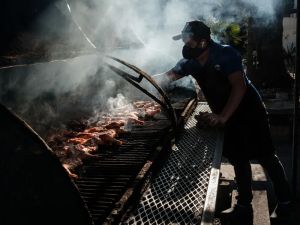 Pit stop / Is barbecue a noun or a verb?