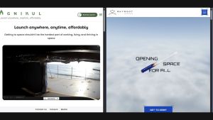 Websites of Indian New Space Startups