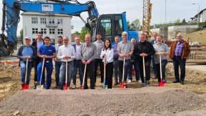 Baustart für das Gewerbezentrum