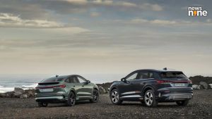Audi Q4 e-tron facelift SUV and Sportback versions in images