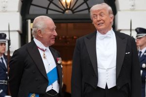 Hosting British king, Trump says Charles agrees Iran cannot have nuclear bomb