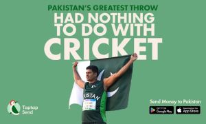 Taptap Send, Arshad Nadeem partner to highlight Pakistan’s unsung champions