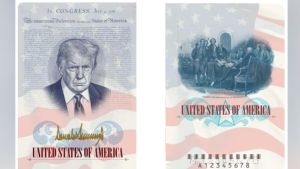 Trump Image To Appear In Limited-Edition US Passports For 250th Anniversary