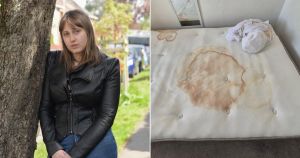 Tenants’ horror after finding bloody mattress after moving into new home