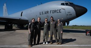 Influencer with 400K followers visits Suffolk airbase and joins mission with crew