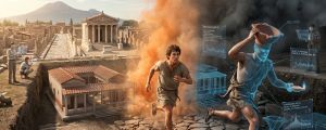 Così lIntelligenza artificiale ha ricostruito la fuga da Pompei
