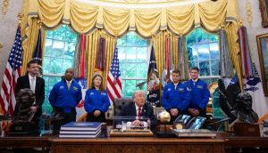 Trump welcomes Artemis 2 crew after record-breaking historic Moon mission