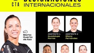 Las asturianas Eliana Fernández y Judit Romano, árbitras protagonistas en una final europea