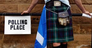 Inside the Catholic church hall where Scotland’s most apathetic election came to life