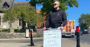 City businessman offers £2,000 to anyone who brings him a horse