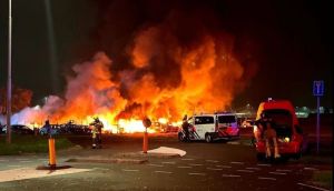 Netherlands Wildfires: Dutch airport evacuated as fires spread near Kempen military training areas
