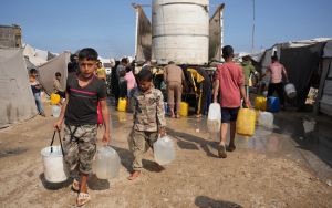 Rats infest Gaza’s tent camps, biting children and spreading disease