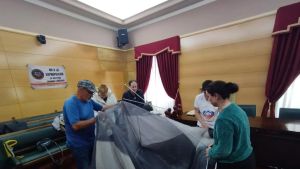 Los vecinos de El Puente, en Langreo, mantienen sus protestas pese a la suspensión del proyecto de expropiación de sus viviendas