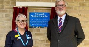 Refurbished hospital garden helps young patients feel more comfortable