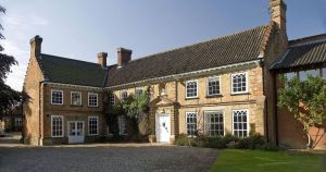 Modern offices at 17th century hall set for alterations