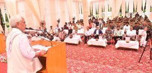 Gujarat, Maharashtra Foundation Day Celebrated; LG Sinha Calls Them Growth Engines of India