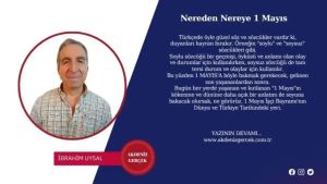 Nereden Nereye 1 Mayıs