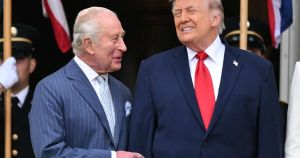 King Charles schools Trump on democracy while the U.S. president goes to a darker place