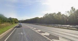 Lane closed on A47 after crash