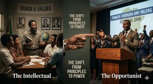 From Intellectual to Opportunist: The Quiet Crisis of Values in African Politics