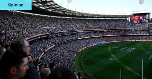 On a tense Anzac Day, the MCG fell silent. Then the Welcome to Country began