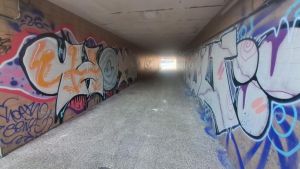 Ofensiva contra el vandalismo en Mieres: multas y esponjas para los grafiteros (que se han convertido en una 