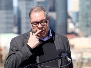 Bell: Danielle Smith kicks Naheed Nenshi's butt again, NDP leader doesn't get it Premier Danielle Smith up in the polls and the NDP Leader Naheed Nenshi has no answers