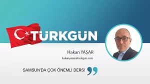 Samsun'da çok önemli ders!