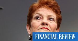 This term One Nation has been the great disruptor. Has it peaked?