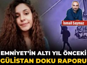 Emniyet’in altı yıl önceki Gülistan Doku raporu