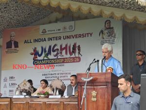 LG Sinha calls athletes brand ambassadors of Nasha Mukt Bharat Campaign