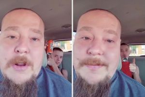 Texas dad and son have first encounter with a trans woman, and dad sets a powerful example