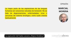La aspiración del habla canaria: ¿flojera fonética?