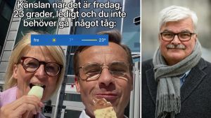 Om glassbilden var på skämt var den inte rolig