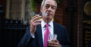 Stevenage Woman keeps thinking about Nigel Farage