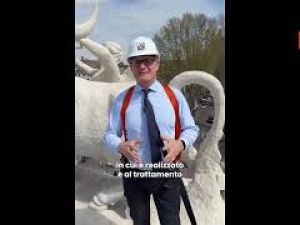 Gualtieri si arrampica sull'Ex Mattatoio di Testaccio: Restaurata la Tauromachia
