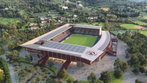 Arezzo e i maxi lavori allo stadio. Prato verde “spostato”, operazione in tre mesi. Il cantiere parte tra poco