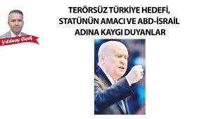 Terörsüz Türkiye hedefi, statünün amacı ve ABD-İsrail adına kaygı duyanlar