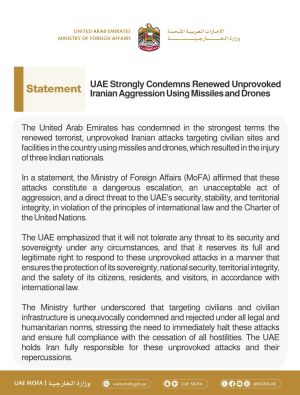 UAE Targeted, the World Responds as One